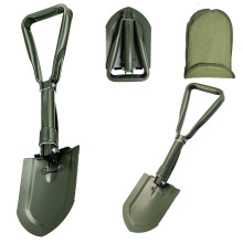 Folding Snow Shovel23 In,Portable Folding Shovel,50# High-Carbon Steel Entrenching Tool For Garden Camping Hunting Hiking,Snowmobiles Fishing