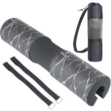 Dickplay Barbell Pad Squat Pad Comfy Extra Thick Foam Padding for Hip Thrusts Gym Fitness Work Out Heavy Duty Weightlifting Comfortable Squats Lunges