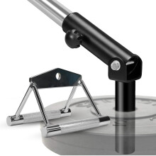 Yes4All T-Bar Row Plate Post Insert Landmine, Compatible with 2.5 cm & 5 cm Barbells, Fits 5 cm Olympic Plates, 360? Swivel Gym Equipment for Full