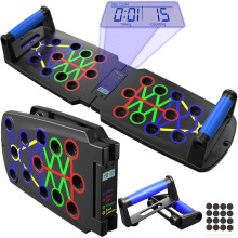 Ogetok Push Up Board 26 in 1 Press Up Bars with Counter for Men, Push-up Grips Foldable Pressup Handles Pushup Bar Stand, Home Chest Fitness Strength
