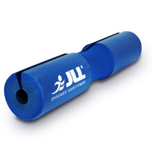 JLL Barbell Pad, Neck & Shoulder Support Squat Pad, Anti Slip Thick Foam Padding Hip Thrust Pad, Fits Standard & Olympic Bars - Blue