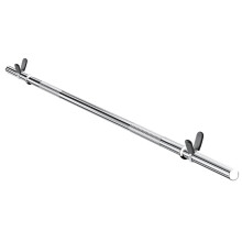 Ultrasport Chrome-Plated Spinlock Bar ? Curl Bar for Weightlifting and Weight Training ? Diameter 30 mm ? 2 Spinlock Collars Included, Metallic
