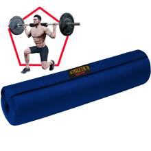 Barbell Pad by Athletics Gear ? Great for Weight Lifting, Squats, Lunges & Hip Thrusts - Neck & Shoulder Protective Pad Support - Blue