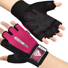 RDX Weight Lifting Gloves Gym Fitness Workout, Anti Slip Padded,Ultra Ventilated, Bodybuilding Strength Training HIIT WOD Exercise, Half Finger Adult