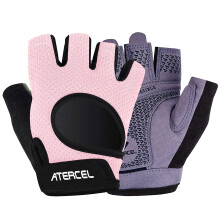 ATERCEL Gym Gloves, Lightweight, Weight Lifting Gloves for Cycling, Workout, Fitness, Breathable Training Gloves with Microfiber Fabric for Men and