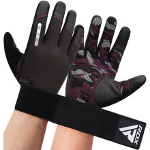 RDX Weight Lifting Gloves with Wrist Support -Touch Screen Full Finger Gym Workout, Anti Slip Padded Grip, Adult & Kids Men Women Fitness Training