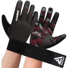 RDX Weight Lifting Gloves with Wrist Support -Touch Screen Full Finger Gym Workout, Anti Slip Padded Grip, Adult & Kids Men Women Fitness Training