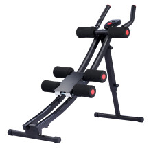 ZELUS Ab Machine for Home Gym Core Strength Training Equipment for Home Fitness Coaster with 4 Intensities and Digital Display Foldable Core Trainer