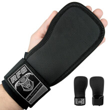 RFG Weight Lifting Grip Pads Gloves with Wrist Support ? Non Slip Palm Protection for Gym Workout, Deadlifts, Cross Training & Pull Ups ? 5mm Neoprene
