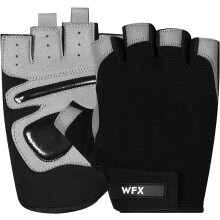 WFX Gym Gloves Training Weight lifting Gloves for Men Women Wrist Support Padded Extra Grip Palm Protection Fitness Workout Gloves