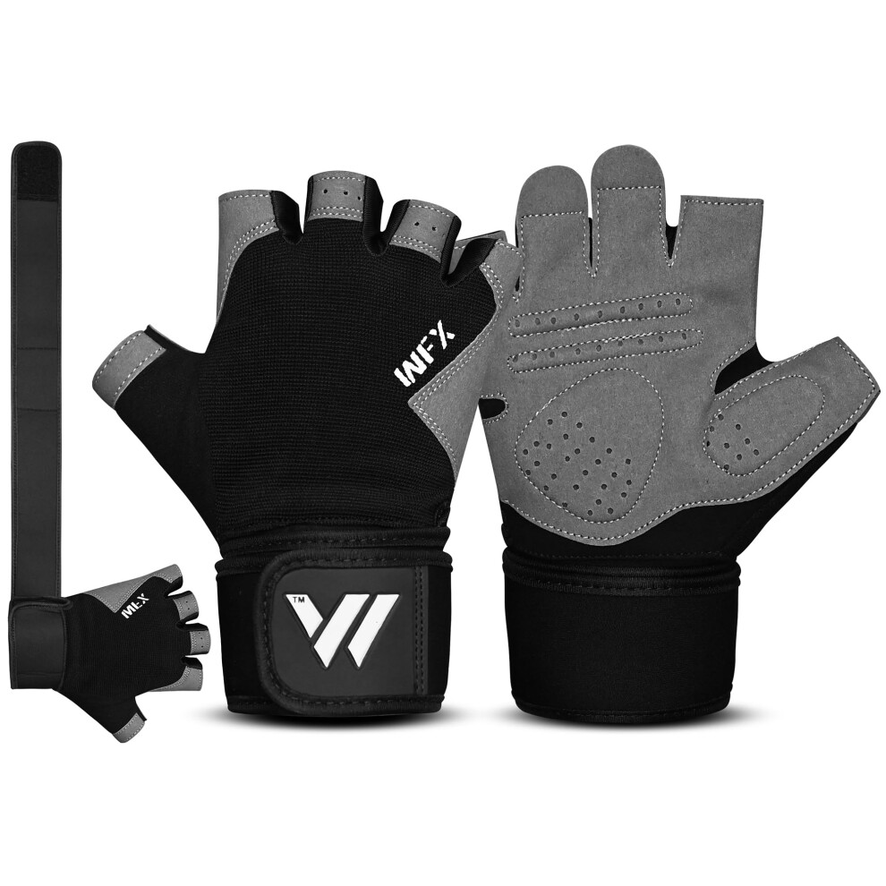 Photos - Other Trainers WESTWOOD FOX Gym Gloves Fitness Training Anti Slip Shock-Absorbing Weight Lifting Gloves Padded Grip Breathable Fingerless W