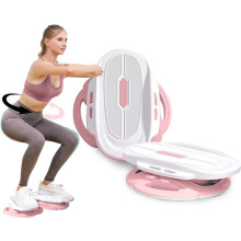 Twister Board, TIZYFF New Generation of Waist Twisting Disc?Balanc Noise-Free Board for Waist Arm Leg Hips Exercise Fitness Indoor/Outdoor Pink