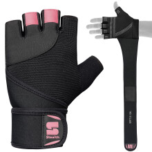 Stealth Sports Weight Lifting Gloves with Wrist Wrap Support Padded Palm Protection Exercise Gym Workout Gloves Men & Women Training Fitness