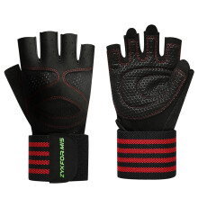 Workout Gloves for Men and Women, Breathable Weight Lifting Gloves with Wrist Wrap Support, Lightweight Gym Gloves with Excellent Grip, Full Palm