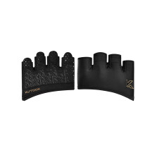 KUTOOK Gym Gloves Men Women Non-slip Breathable Fitness Gloves for Artistic Gymnastics Dumbbells Bodybuilding and Weight Lifting Unisex,Black L