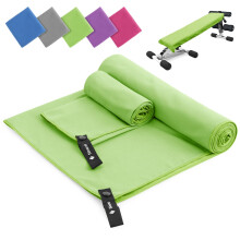 Sinand Microfibre towel 2 Pack |160x80cm+80x40cm| Ultra Lightweight Travel Towel, Quick Dry Microfiber Towel for Sports Gym Camping Beach Swimming