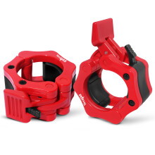 Yes4All 2 Inch Barbell Clamps Pair, Pro Lockjaw Collar Set for Olympic Bar, Quick Release Weight Plate Locks Dumbbell Clips for Weightlifting Training