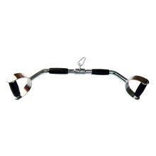 Rivotrance Wide Grip LAT Pull Down, Fitness Lat Tricep Press Down Bar, Curl Straight Bar, Cable Machine Attachment for Strength Training Tricep &