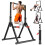 WATBKHE Power Tower Pull Up Dip Station Foldable, Pull Up Bar Station Adjustable, Multi-Function Home Gym, Strength Training Fitness Equipment (Black) 1
