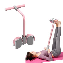 Abdominal Trainer, Sit-Up Training Equipment, Bodybuilding Expander, Full Body Trainer for Home, 6 Tubes, Elastic Pull Rope, Multifunctional, Fitness