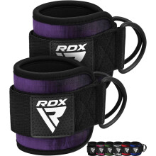 RDX Ankle Straps for Cable Machines ? 7MM Neoprene Padded 10"x4" Adjustable Gym Cuffs with Dual D-Rings ? Weight Attachments for Wrist Glutes Leg