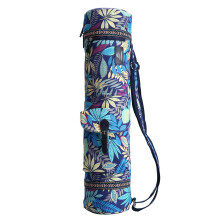 Shiwaki 28'' Yoga Mat Bag,Large Full Zip Exercise Yoga Mat Sling Bag,Handmade Fully Lined with Adjustable Strap, Yoga Gift - Maple Leaf