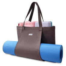 Cwokarb Women Yoga Mat Bag Canvas Tote for Yoga Bags and Carriers Fits All Your Stuff, Pilates, Travel Office Beach Workout