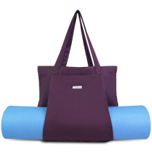 Cwokarb Women Yoga Mat Bag Canvas Tote for Yoga Bags and Carriers Fits All Your Stuff, Pilates, Travel Office Beach Workout