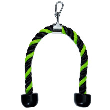 qibylift Tricep Rope Cable Attachments Cable Machine Accessories for Home Gym, 27 Inch Tricep Rope For Pulley System Attachment, LAT Pull Down, Cable