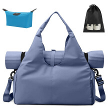 Aucuu Yoga Mat Bag, Sport Gym Bag Womens, Lightweight, Waterproof, Large, Blue, 49*25*21cm