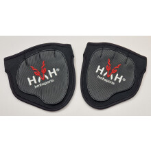 HMH Sports Gym Gloves - Padded Weight Lifting Gloves for Men & Women - Extra Grip, Breathable (Rubber Grips, One Size)