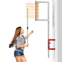 Wall-mounted Vertical Jump Tester, Wall Mounted Vertical Jump Measurement Tool 27.5-47 Inches, 2.29-4 ft Adjustable Height Vertical Jump Trainer,