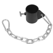 Aoneky 2'' T-bar Row Platform Landmine Eyelet Attachement with Chain - Adjustable Olympic Bar Collar for Single D Handle Tricep Lat Pull Down Bar