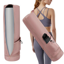 Aucuu Yoga Mat Bag, Yoga Mat Carrier with Pockets Watreproof, Yoga Mat Bag Large with Adjustable Carry Strap, Bottle Pocket and Wet Compartment, Yoga