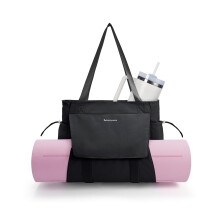 sportsnew Yoga Mat Bag Large Tote Yoga Gym Bags for Women Men with Wet Pocket Lightweight Yoga Mat Carrier