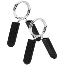 The Pure Blue 50mm/2? Spring Steel Weight Clips - 1 Pair Metal Clamps for Barbells, Dumbbells, Bars. Weightlifting and Strength Training Essential.