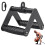 Kipika Heavy Duty Double D Handle, V Bar Cable Attachment, Row Attachment for Cable Machine, Non-Slip and Comfortable, Solid Aluminium Alloy Handle, 1