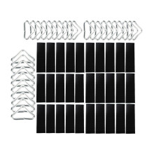 BEITESI Trampoline Accessories Trampoline Triangle Buckle Trampoline triangle rings replacement Trampoline triangle ring(30 pieces)