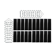 BEITESI Trampoline Accessories Trampoline Triangle Buckle Trampoline triangle rings replacement Trampoline triangle ring(20 pieces)