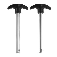 NQEUEPN 2pcs Weight Stack Pin, Pin Tensile 3/8 Inch Diameter 4.4 Inch Locking Space Weight Lifting Machine Pins Weight Stack Replacement Pin Universal