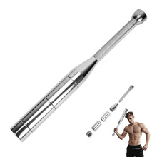 Nisorpa Adjustable Macebell for Strength Training, 8kg Indian Clubs Steel Clubbell for Full Body, Muscles, Shoulder, Grips & Forearms Workouts to