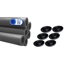 Clever Leon 6 x Trampoline Foam Cover Tube Trampoline Foam Tubes Replacement Pole Covers Protection For Garden Trampolines Protective Sponge Tube For