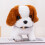 Jouet de poupée de noël, étagère de table pour chiot,-T 5