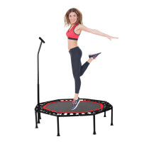 Elastic Trampoline. Fitness Trampoline for Jumping with ?90cm. Foldable and Silent. Easy Installation, Octagonal for Adults, Children. Indoor, Outdoor
