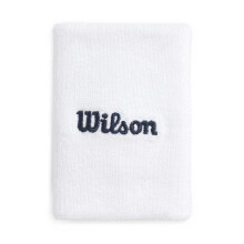 Wilson Wide Terry Wristband, Made from High-Stretch Fabric, With Moisture Control, Comfort Without Distraction, Colour: Bright White, Size: One Size