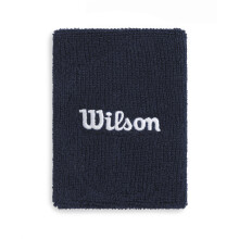 Wilson Wide Terry Wristband, Made from High-Stretch Fabric, With Moisture Control, Comfort Without Distraction, Colour: Classic Navy, Size: One Size