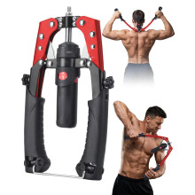 Abahub Twister Arm Exerciser, Enhanced Hydraulic Power Chest Expander with AB Rollers, 22-440LBS Adjustable Resistance Home Gym Equipment, Shoulder