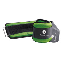 Sveltus 0942_1 kg - Weighted bracelets - 1kg lycra (the pair - 1kg x 2) - Green