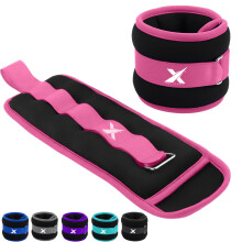 Xn8 Neoprene Ankle Weights With Strap, Pair of (0.5kg,1kg,1.5kg,2kg,2.5kg,3kg) Leg Weights, Wrist Weights, Arm Weights for Home Fitness, Strength
