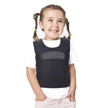 Weighted Vest for Kids(Ages 2-4, Small) ? Fully Adjustable Sensory Compression Vest for Children with Autism, ADHD, SPD - Includes 2lb Removable